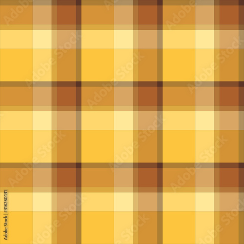 Abstract checkered background in gold and brown tones. Seamless pattern for your design.