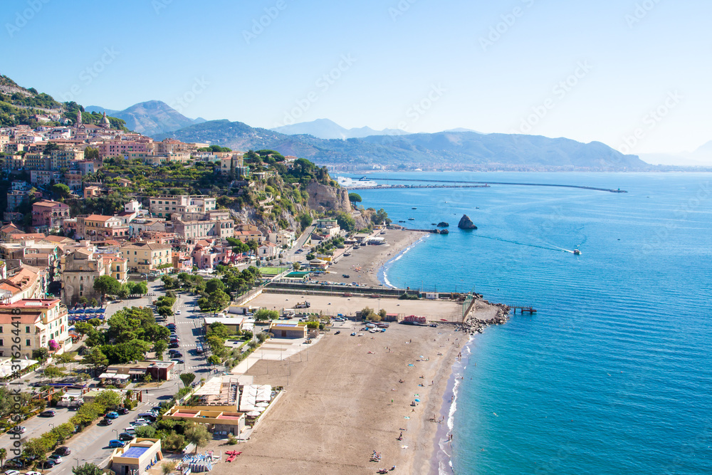 View of Vietri sul Mare in the Amalfi coast. Italy