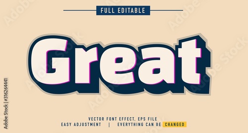 Text effects that can be easily edited, retro style, handwritten, artistic and interesting classics, you can use them for titles, quotes, promotional design elements and much more