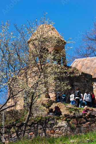 The belfry of Srbanes Monastery, Ardvi, Armenia photo