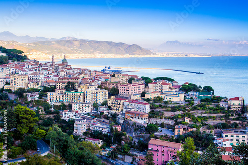 View of Vietri sul Mare in the Amalfi coast. Italy © marcociannarel