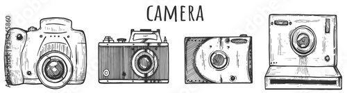 Device assortment for taking photos