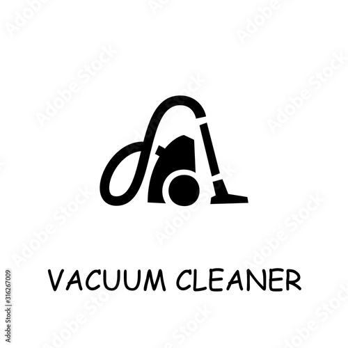 Vacuum Cleaner flat vector icon