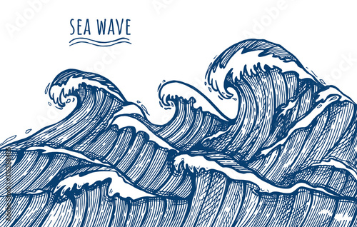 Chopping sea in oriental style