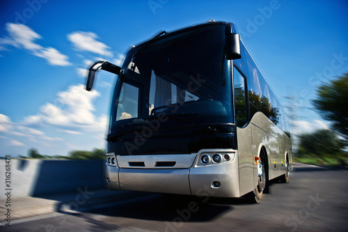 Regional bus, for transportation of people between cities and villages