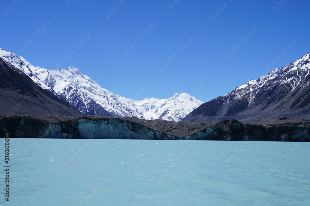 Mt. Cook Glacier, New Zealand