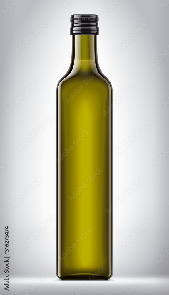 Glass bottle on background. Glass bottle on background.