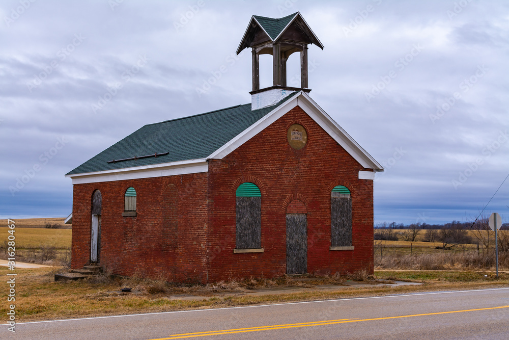 Fototapeta premium Abandoned Schoolhouse