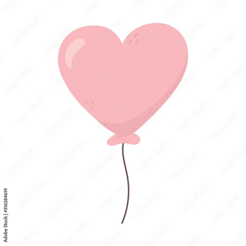decorative balloon shaped heart celebration