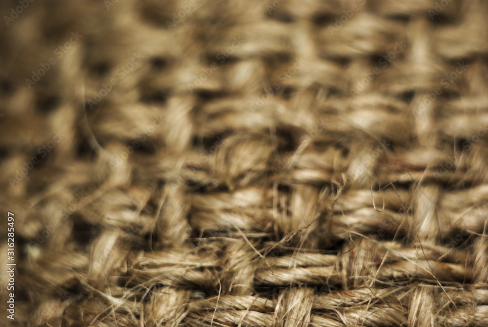 Fototapeta premium macrophoto of interwoven threads of twine