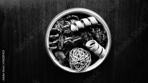 Background in black and white