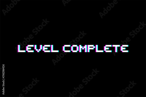 level complete video game message