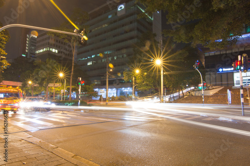 Medellin streets and their lights