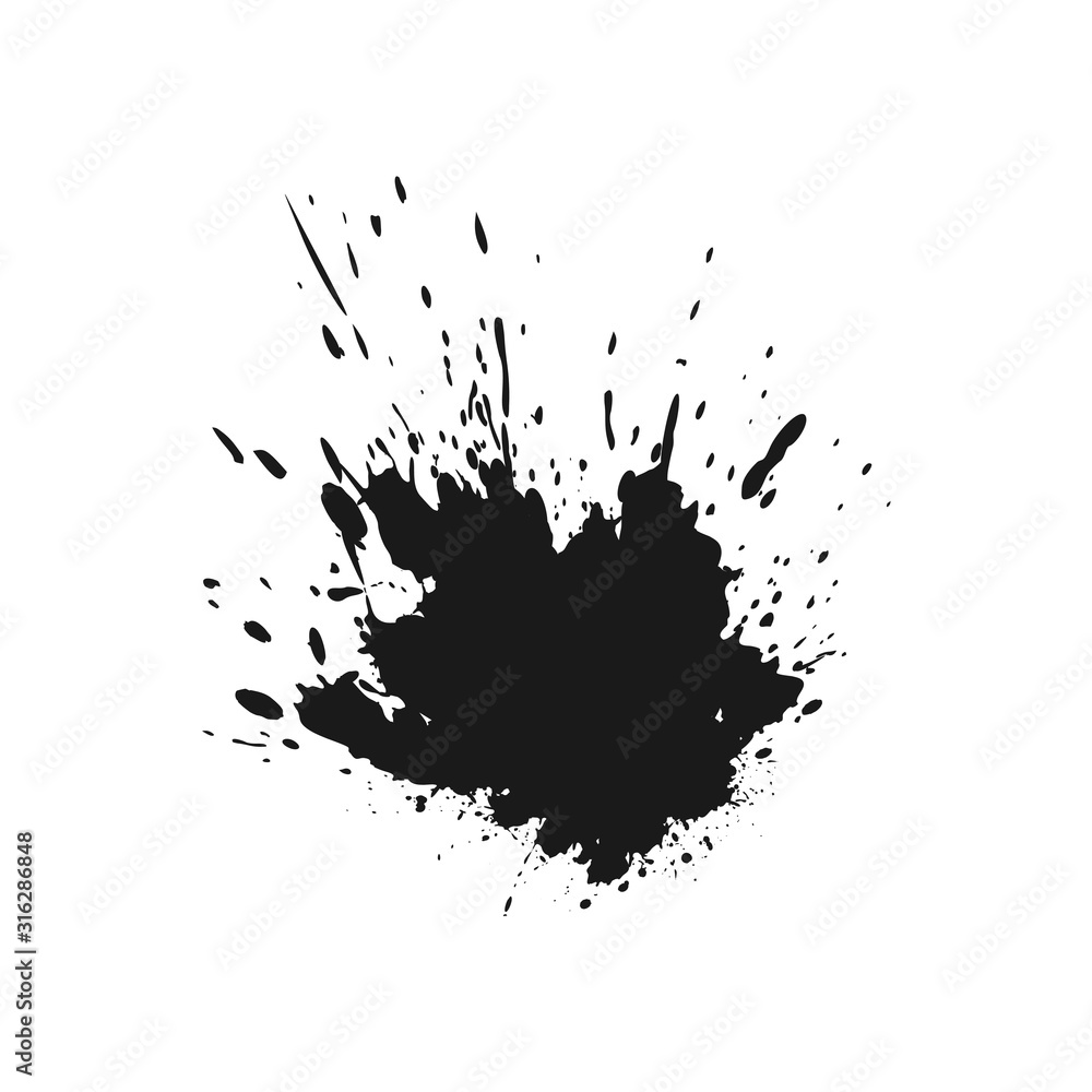 design of ink stain