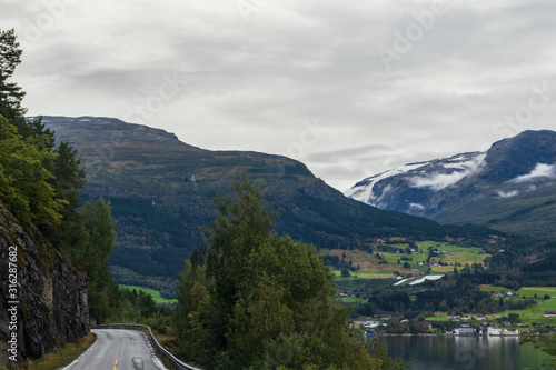 Cloudy summer day in Norway fjord nature travel  © Kathrine Andi