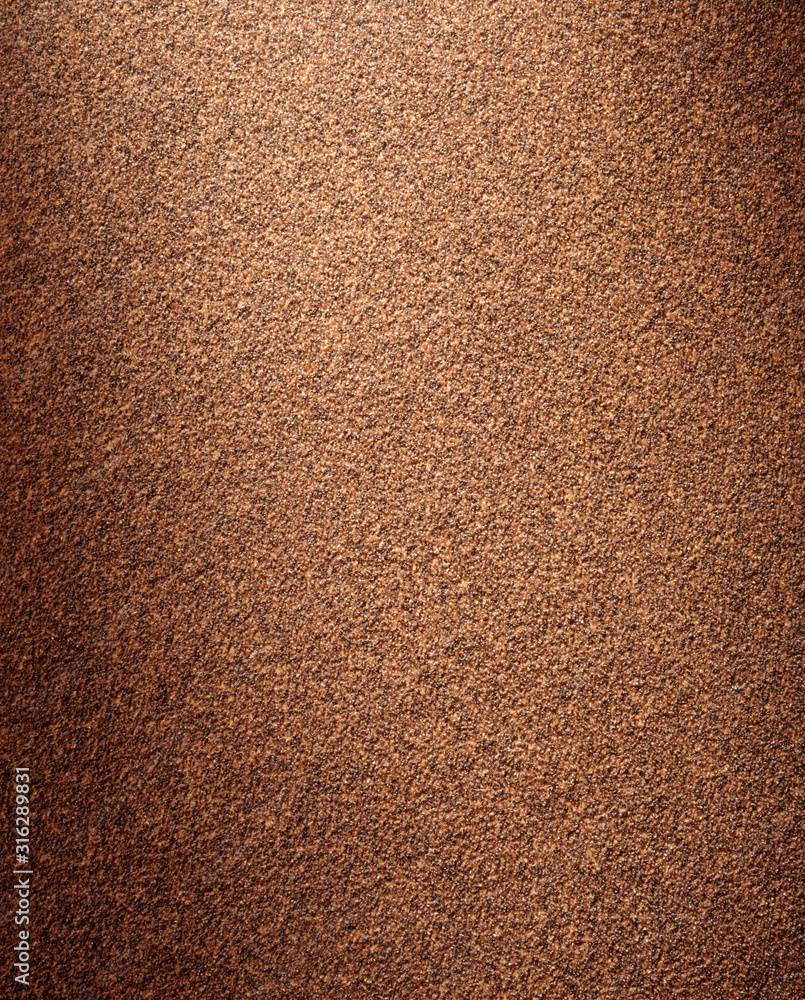 Fototapeta premium brown rough sandpaper textured background