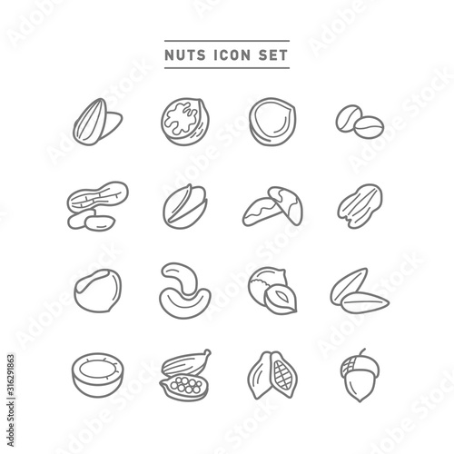 NUTS ICON SET