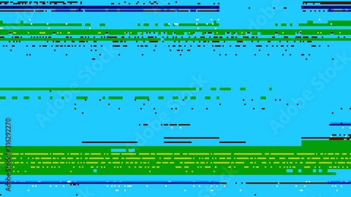 Digital Pixelated Noise Screen Glitch Flickering Scratch Abstract Background
