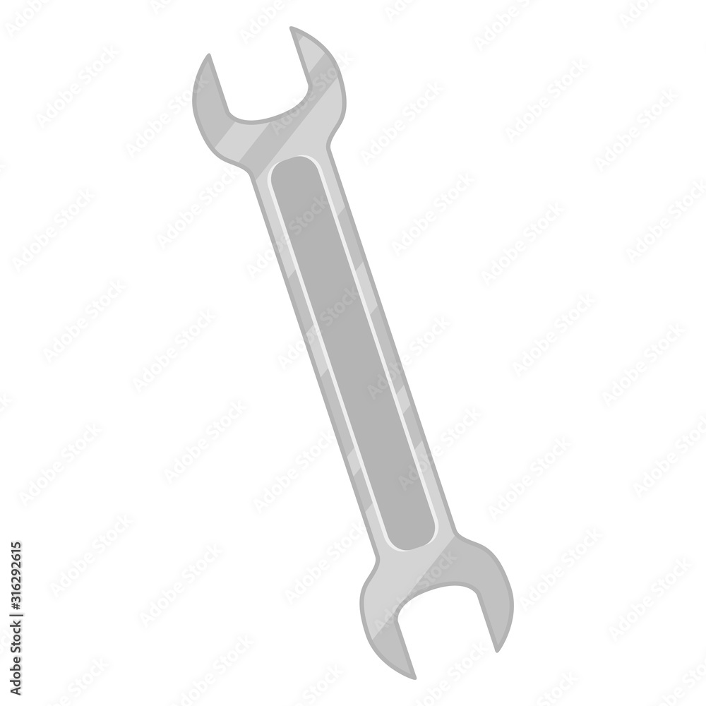 Isolated wrench image Isolated wrench image