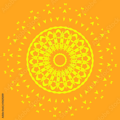 Abstract ornamental circles. Abstract ornamental ellipse. Abstract vector background. Circle background. Decorative pattern. Abstract flower. Flower background. Art wallpaper. mandala background.