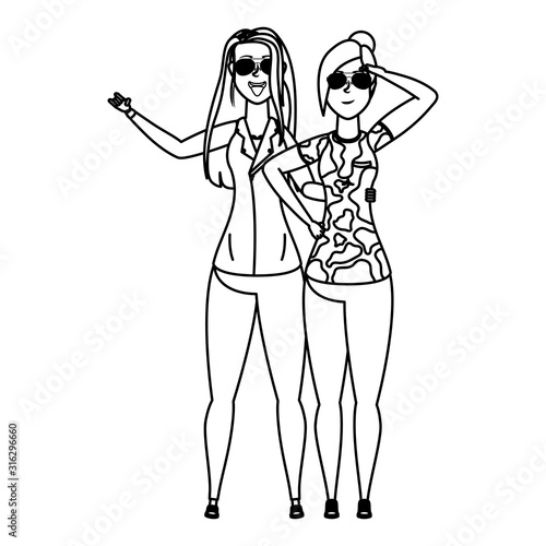 young woman with military clothes and rude girl