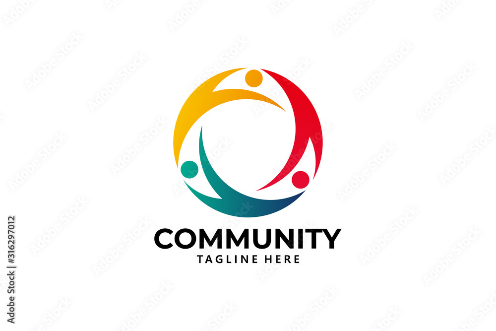 community logo icon vector isolated community logo icon vector isolated