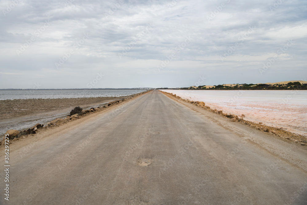 Dried out bottom of Lake MacDonnell, South Australia