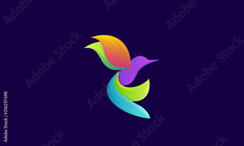 bird colorful design