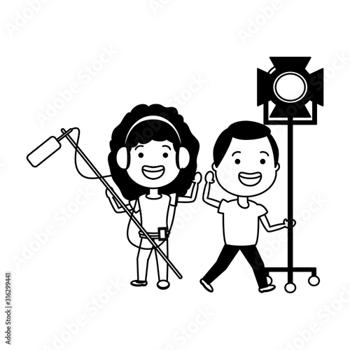 couple with movie objects avatar character