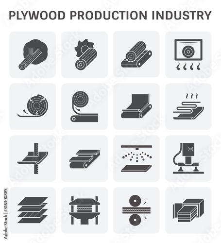 plywood production icon