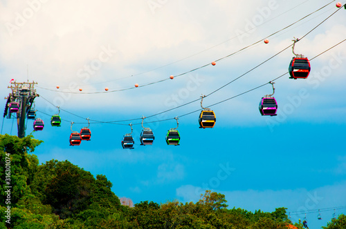 фотографія Cable Cars in Sentosa - Singapore