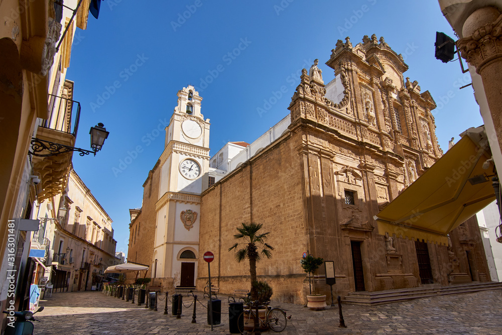 Sant'Agata Cathedral in Gallipoli, Salento, Apulia, Italy Sant'Agata Cathedral in Gallipoli, Salento, Apulia, Italy