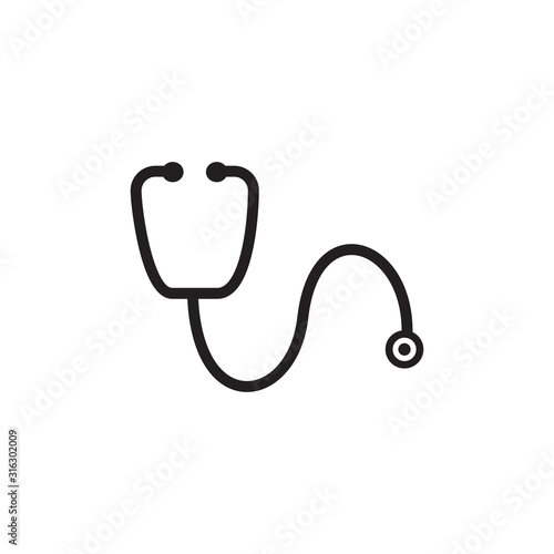 stethoscope icon, doctor icon, 