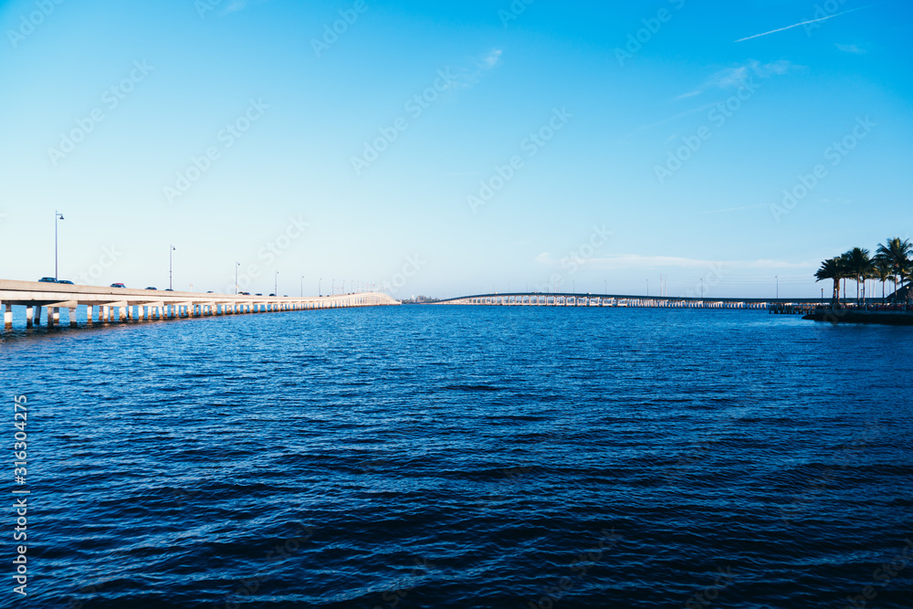 Port Charlotte harbor and Punta Gorda in peace river Port Charlotte harbor and Punta Gorda in peace river