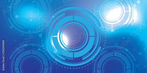 Abstract technology background for internet of things 
