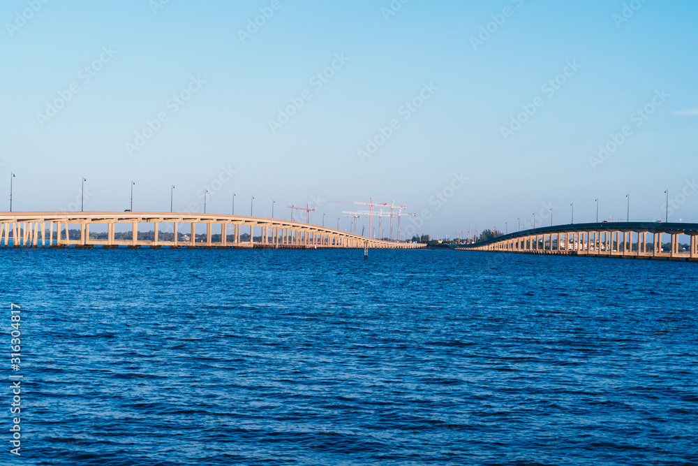 Port Charlotte harbor and Punta Gorda in peace river