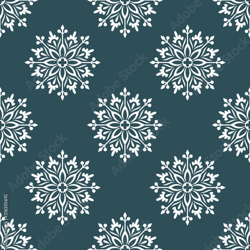 Seamless cute designer floral pattern