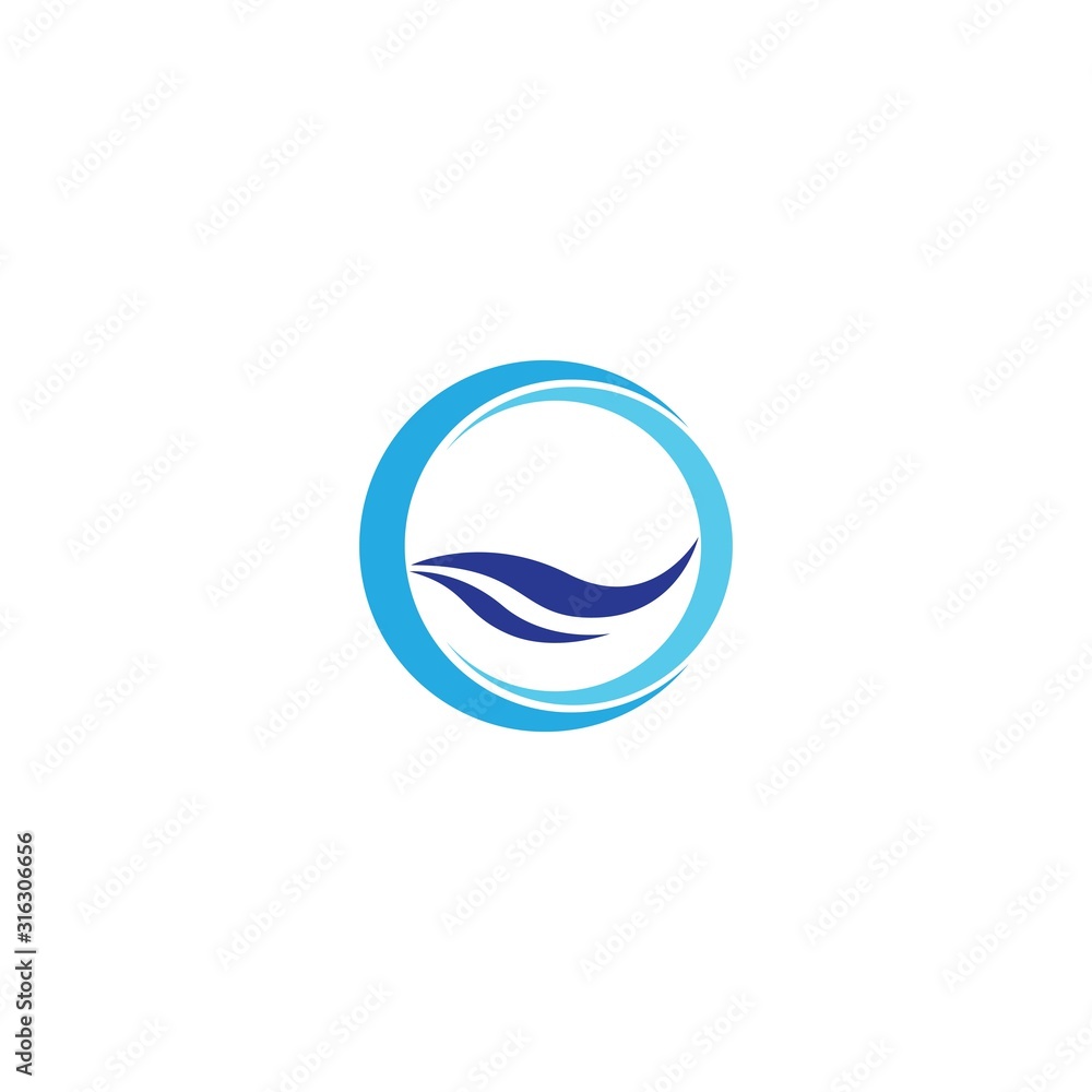 wave logo template vector icon design wave logo template vector icon design