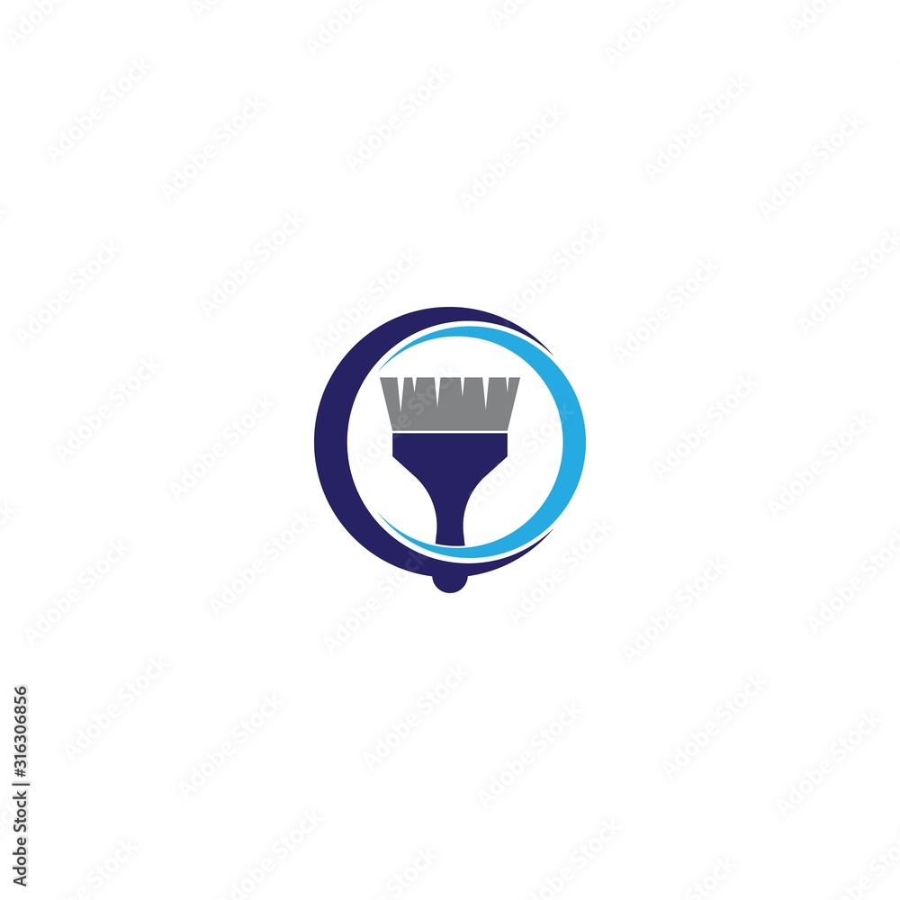 Painter logo template vector icon design Painter logo template vector icon design