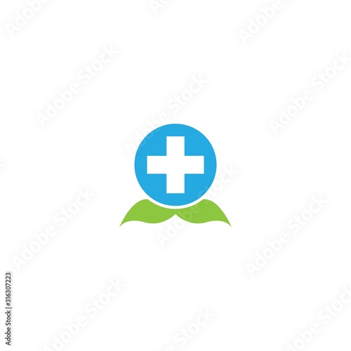 Medical cross logo template vector icon design