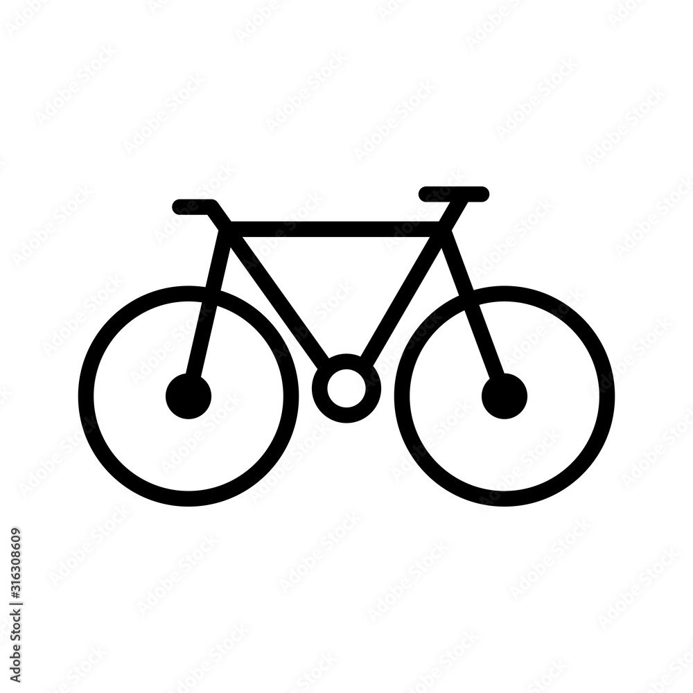 Bicycle icon vector design template Bicycle icon vector design template