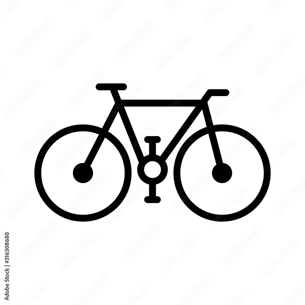 Bicycle icon vector design template Bicycle icon vector design template