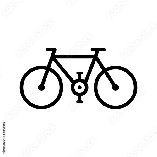 Bicycle icon vector design template