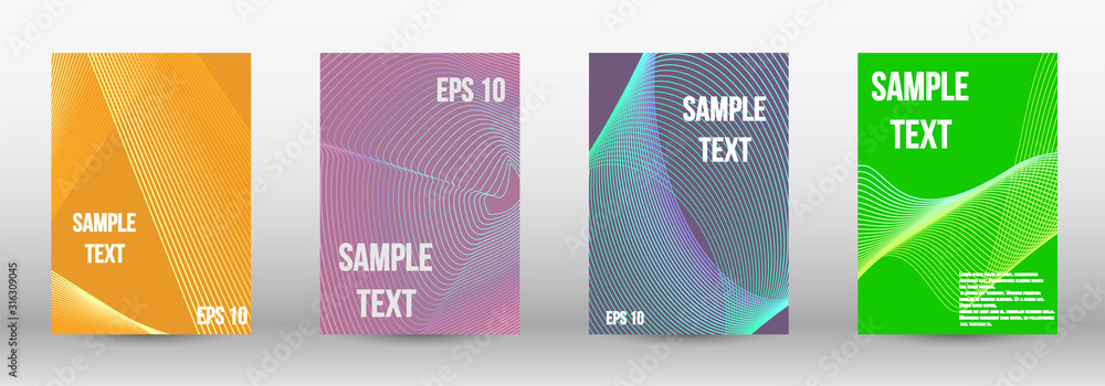Geometric template with lines Geometric template with lines