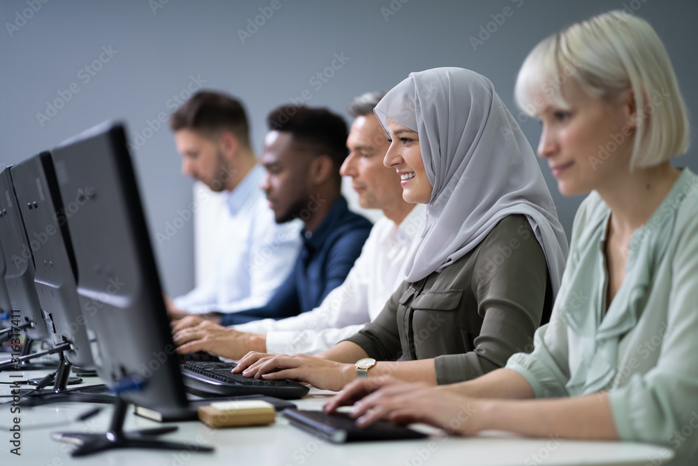 Business Executives Using Computer Business Executives Using Computer