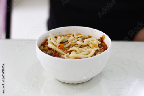 Uyghur, lagman, guiru, Asia, food, dish 