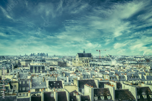 Classic Paris skyline