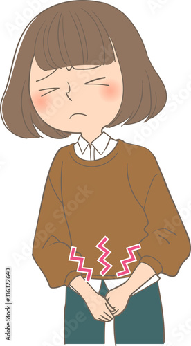 股間が痛い（女性）