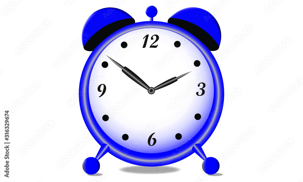 Alarm clock isolated on white background Alarm clock isolated on white background