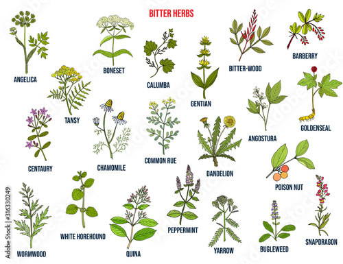 Bitter herbs collection